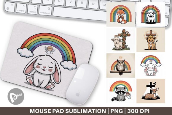 Christian Vintage Mouse Pads: Faith, Art, and Productivity on Your Desk