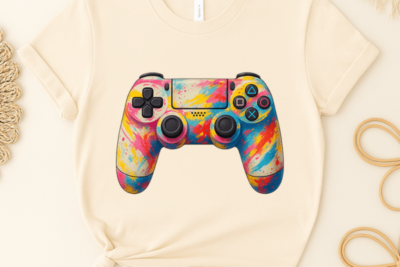 Controller Gaming Sublimation Clipart: A Versatile Asset for Creative Projects