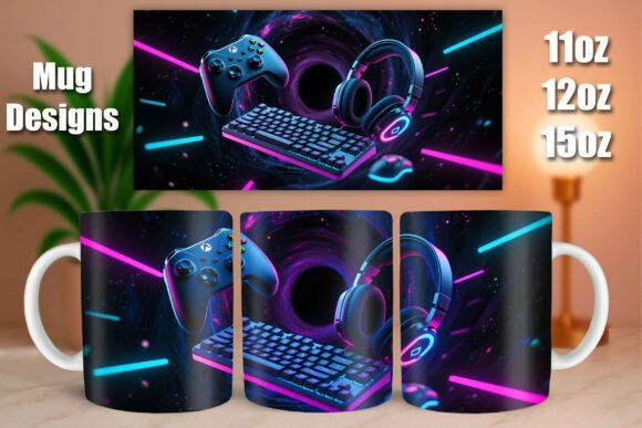 Designing Custom Drinkware with the Cosmic Gaming Gear Explosion Mug Wrap