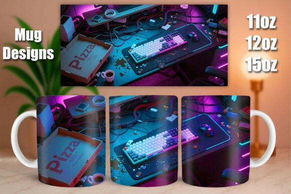 Elevate Your Gaming Setup with the Messy RGB Gaming Desk Mug Wrap: A Complete Guide