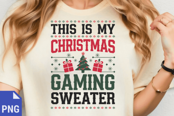 Funny Christmas Gaming Sweater Png: A Creative Take on Holiday Apparel