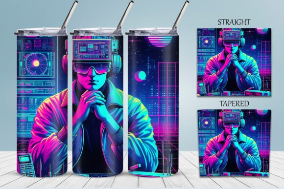 Gamer Boy Tumbler Wrap Gaming PNG
