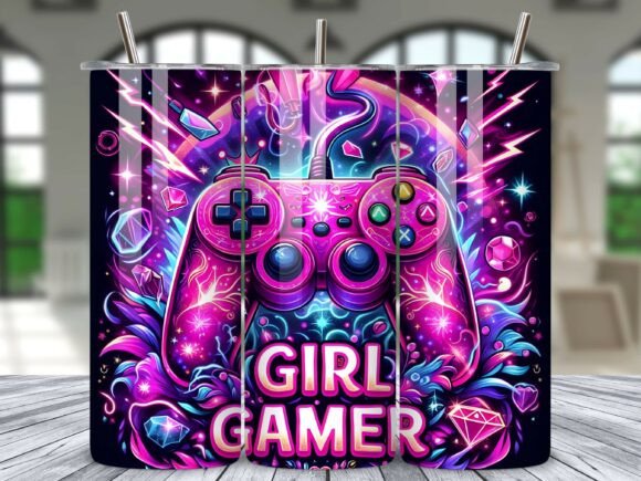 Gaming Controller Tumbler PNG for Creators