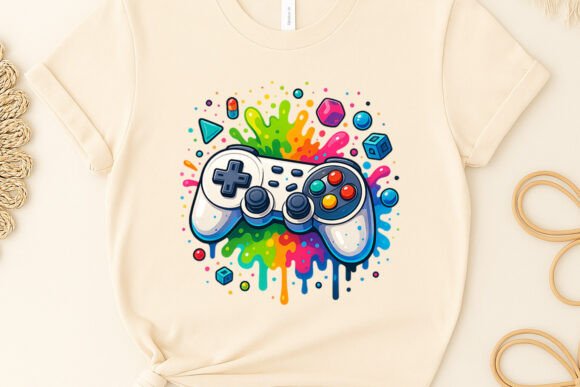 Gaming Controller Watercolor Clipart PNG: A Creative Asset for Modern Designers and Entrepreneurs