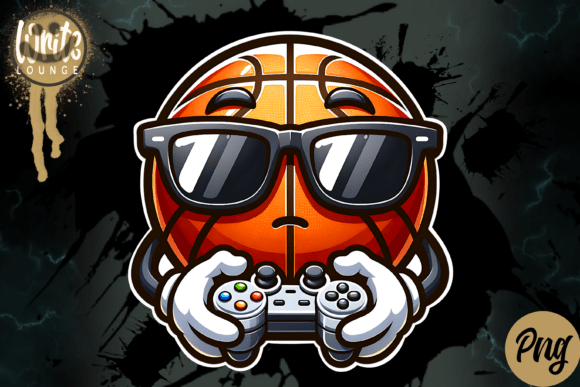 Gaming Gamer Basketball Design for Sublimation