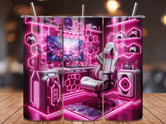 Gaming Setup 20 Oz Tumbler Wrap PNG: A Practical Guide for Creators and Small Business Owners