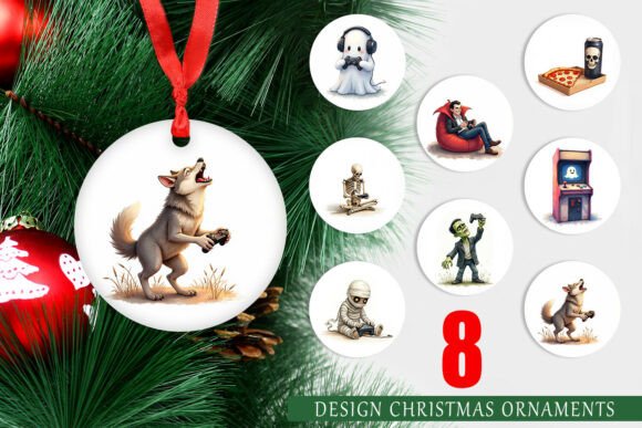 Monster Gaming Night Ornament: Why Your Christmas Tree Deserves a Retro Gaming Overhaul