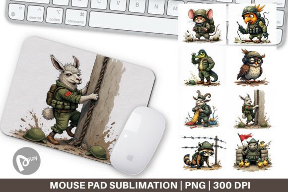 Mouse Pad Battlefield Critters: Where Creativity Meets Daily Computer Use