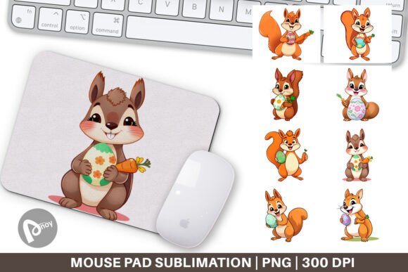 Mouse Pad Easter Squirrel: More Than Just a Cute Desk Accessory for Work and Gaming