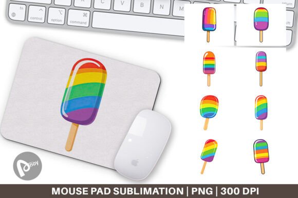 Mouse Pad Frozen Treat: Style Meets Comfort for Your Desk