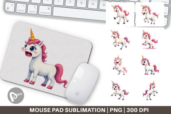 Mouse Pad Panic Unicorn: When Your Desk Needs a Touch of Whimsy and Purpose