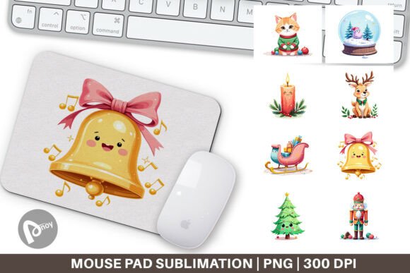 Mouse Pad Pastel Christmas Characters: A Practical Look at Style and Function for Your Desk Setup