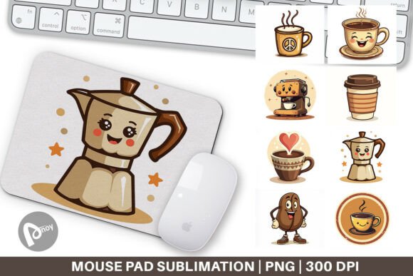 Mouse Pad Retro Coffee: Style Meets Comfort
