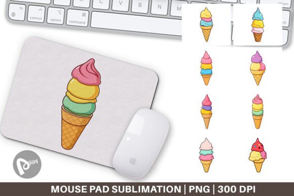 Mouse Pad Triple Scoop: Design Meets Desk Productivity