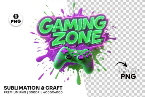 The Strategic Value of Gaming Zone Clipart Sublimation PNG in Modern Creative Commerce
