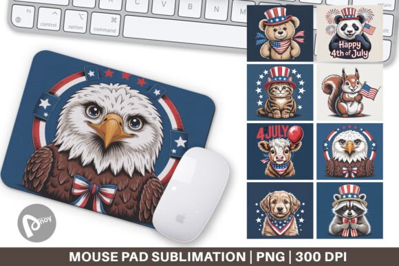 Transform Your Desk With a Mouse Pad Patriotic Animal Design: More Than Just a Surface
