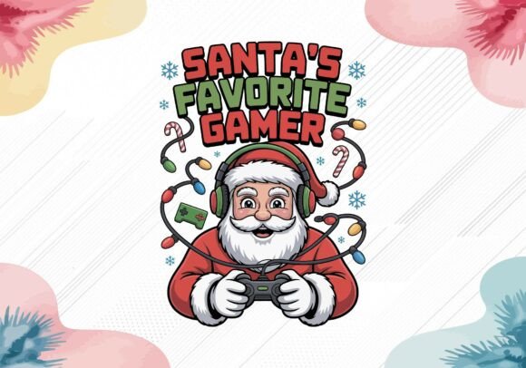 Vintage Gaming Christmas Design for Creators